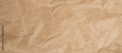 Wallpaper Mural Close up crumpled brown paper texture and background with copy space Torontodigital.ca
