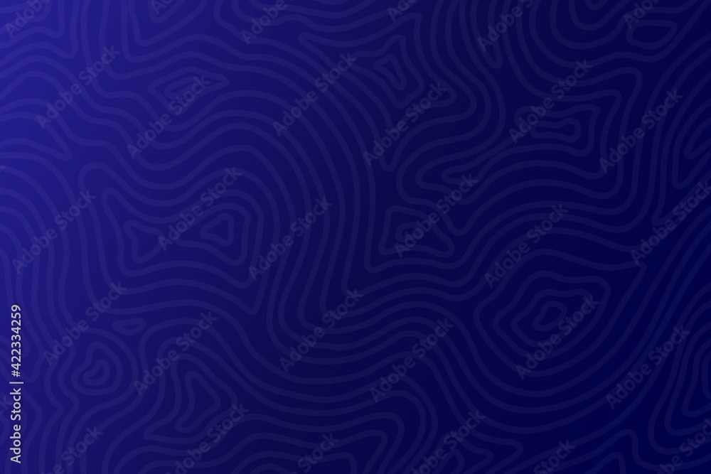 Blue wave pattern. Abstract gradient background. Vector illustration.