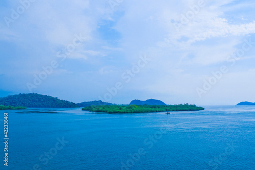tropical island in the sea © zetiawan aginc
