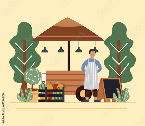 kiosk store scene
