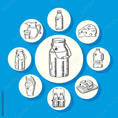 dairy products around