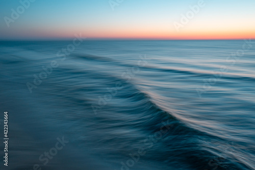 Wallpaper Mural Sea at sunset with intentional camera movement, motion blur Torontodigital.ca