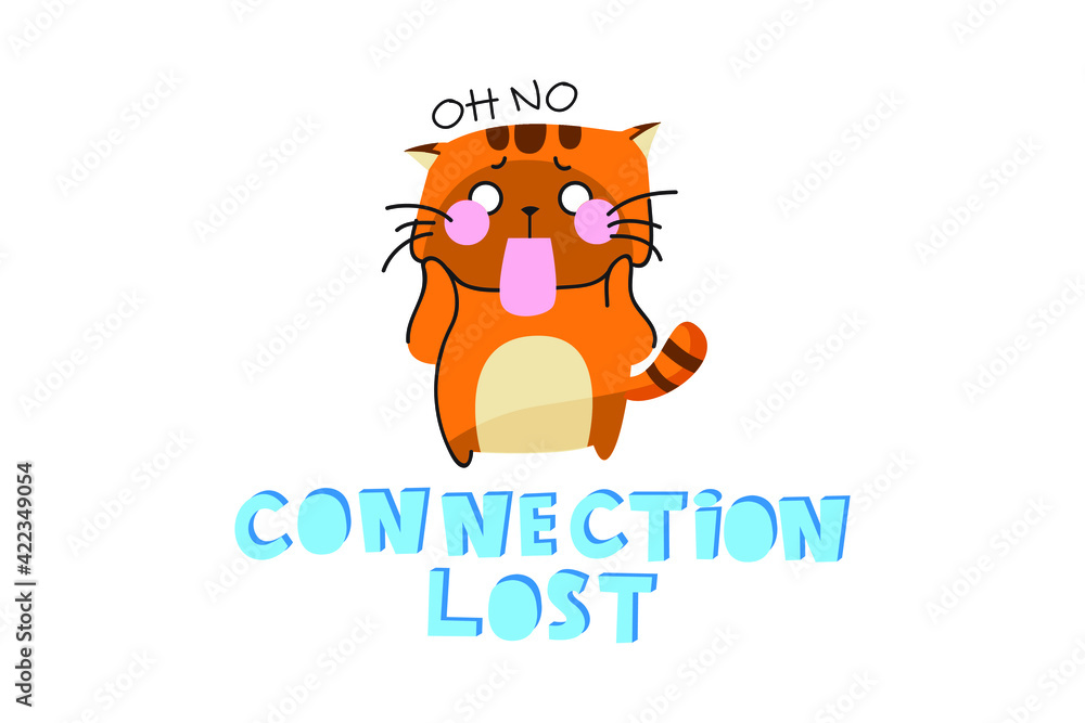 Error State, Empty State Vector Illustration concept. Flat illustration isolated on white background. Error State, Empty State Vector Illustration concept. Flat illustration isolated on white background.