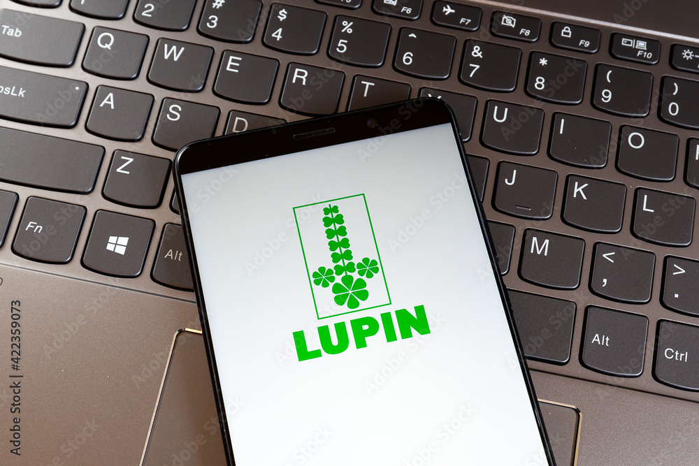 Toronto, Canada March 18, 2021 Lupin logo on smartphone screen on