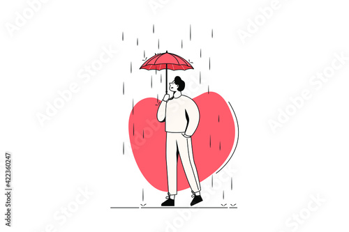 Some thing went wrong - Error State Illustration Concept