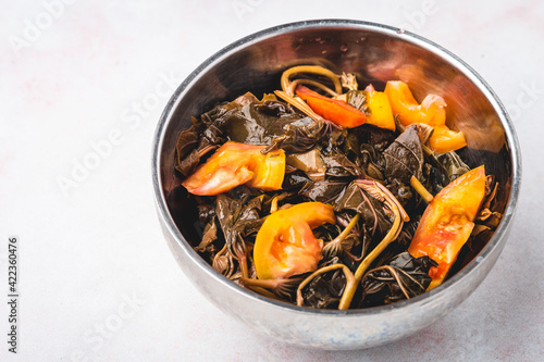 Ensaladang Talbos ng Kamote ( Close Up)- Sweet Potato Leaves Salad (profile) photo