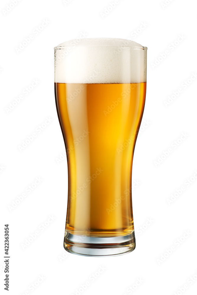 glass of beer isolated on white background, super big size photo glass of beer isolated on white background, super big size photo