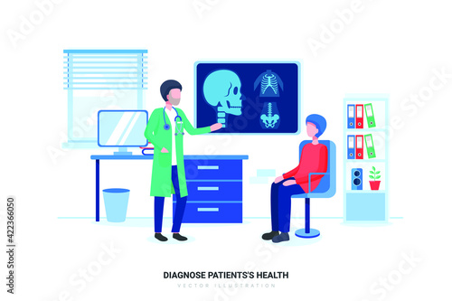 Medical Team - Medical Illustration Concept © freeslab