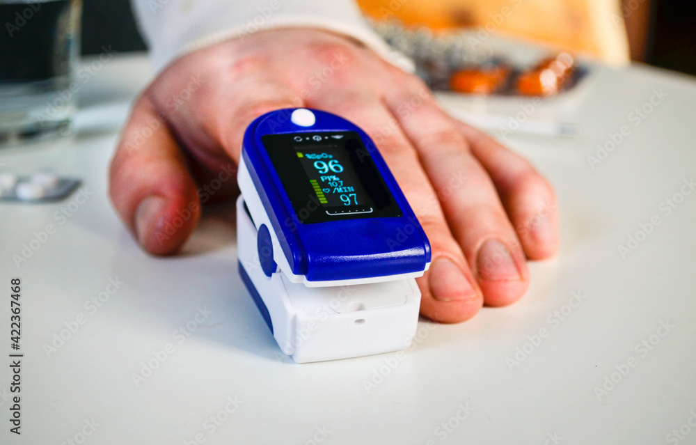 pulse oximeter close-up pulse oximeter close-up