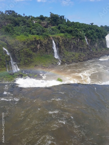 waterfall in the jungle