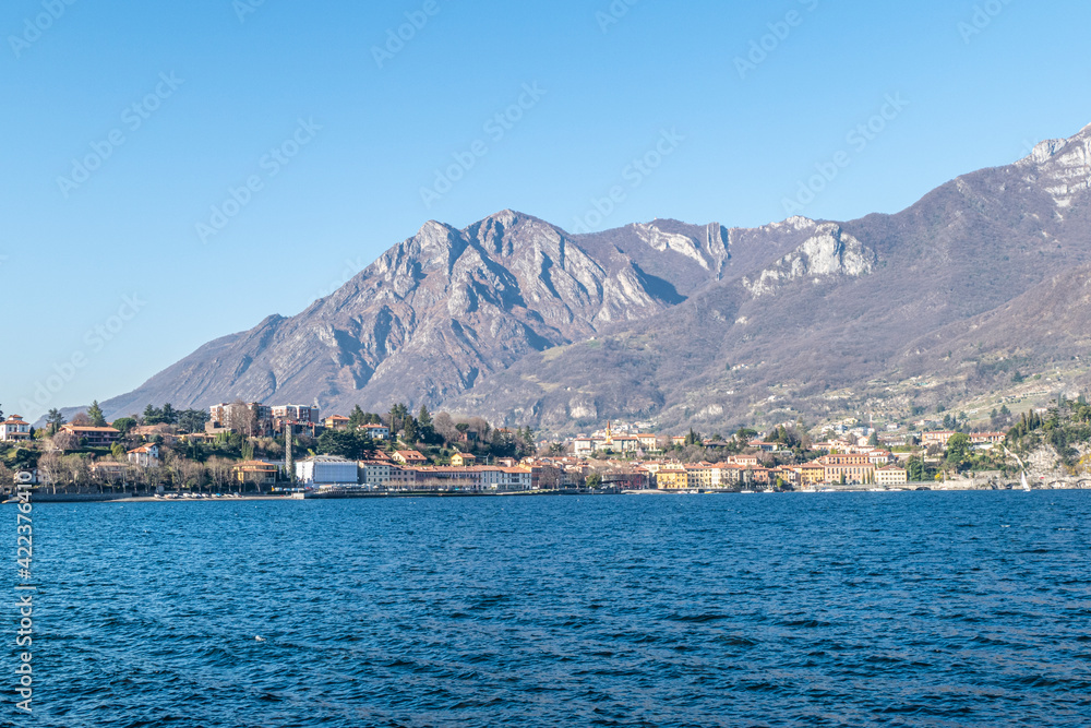 Landscape of Valmadrera and of the Lake of Lecco