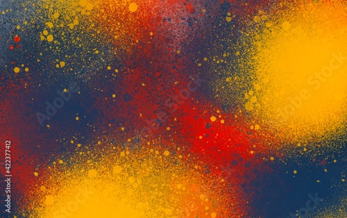 Colorful ink splash image. Creative background. Modern paint layout element for social networks.