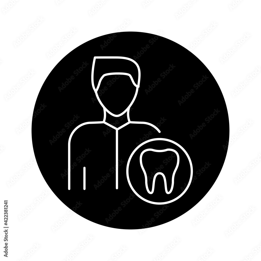 Dentist color line icon. Subject matter expert. Dentist color line icon. Subject matter expert.