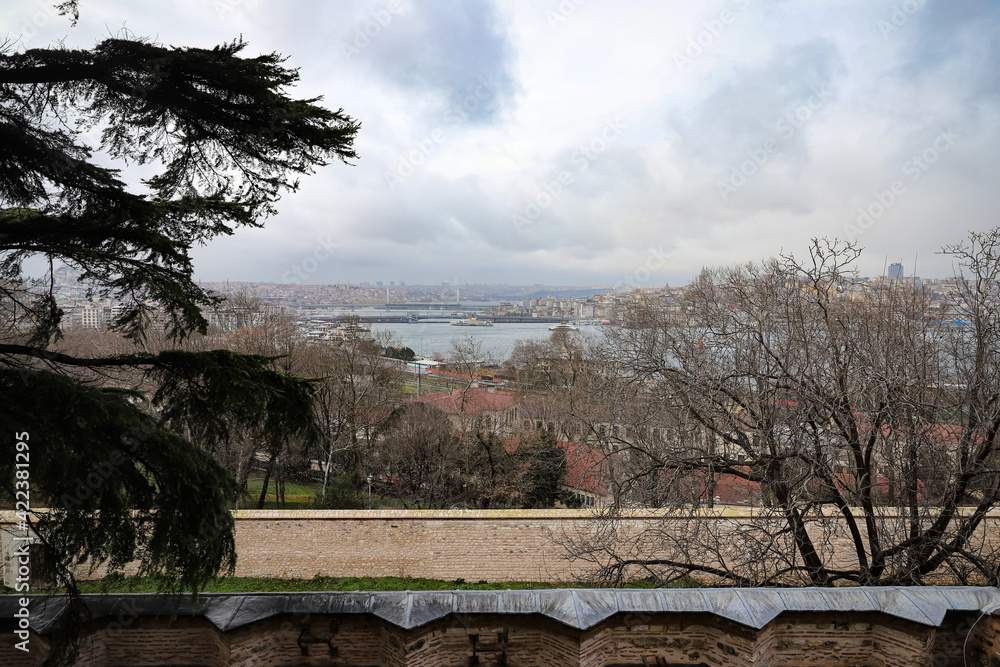 Golden Horn and Fatih District in Istanbul, Turkey Golden Horn and Fatih District in Istanbul, Turkey