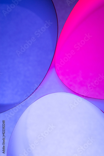 Close-up view of beautiful abstract light blue paper background