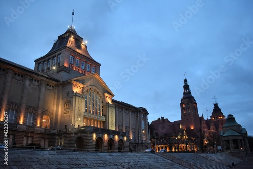 Polish city Szczecin