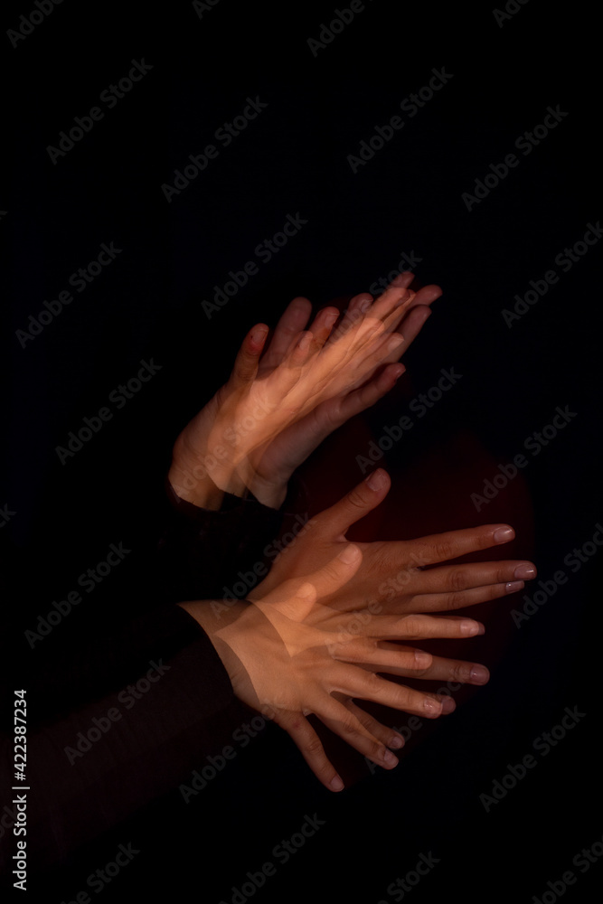 Fototapeta premium La voz del movimiento.