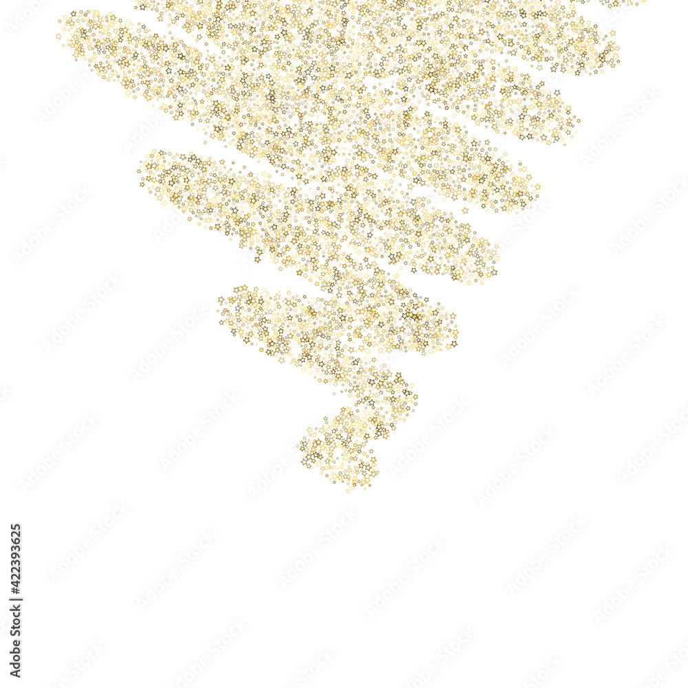 Gold Glitter Stars. Luxury Shiny Confetti. Gold Glitter Stars. Luxury Shiny Confetti.