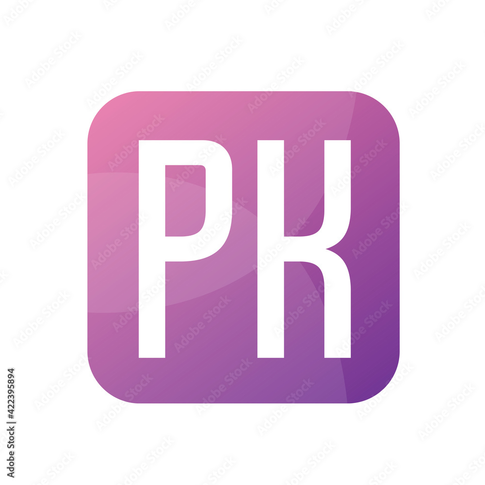 PK Letter Logo Design With Simple style PK Letter Logo Design With Simple style