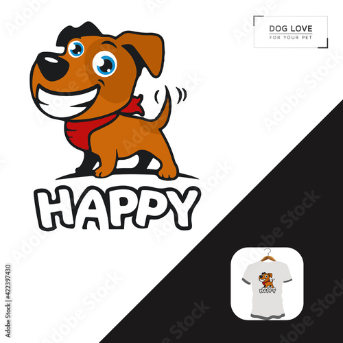 Dog Brand Launch dog t-shirt design.