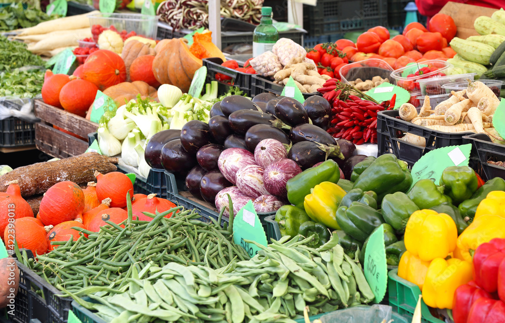 Vegetables Market Stall