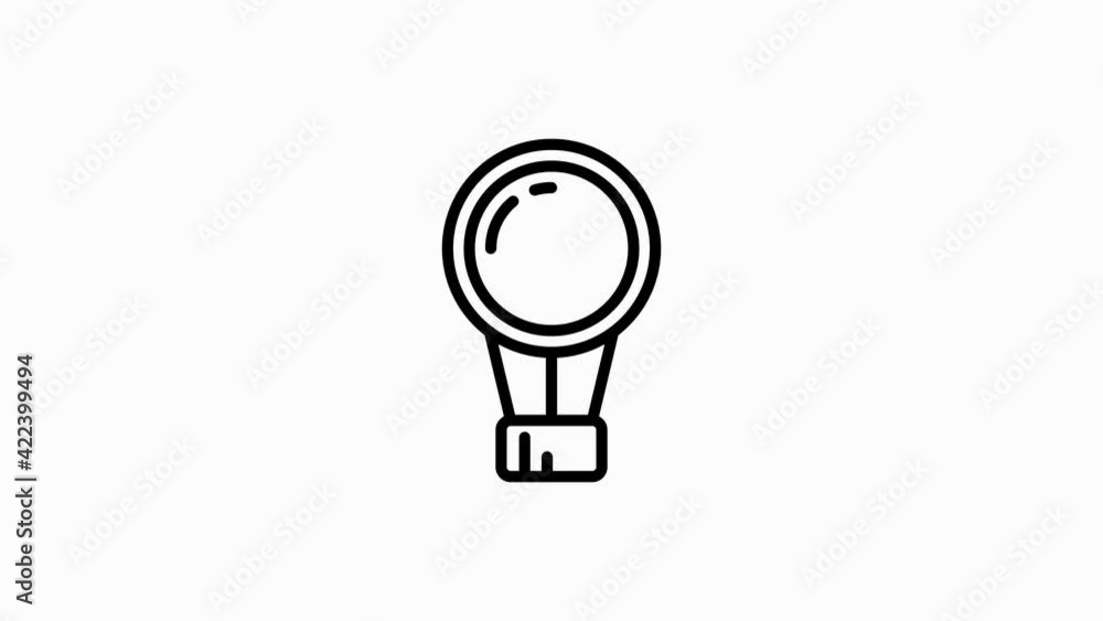 TRAVEL icon with line design isolated on white background. Around the world. Motion graphic. TRAVEL icon with line design isolated on white background. Around the world. Motion graphic.