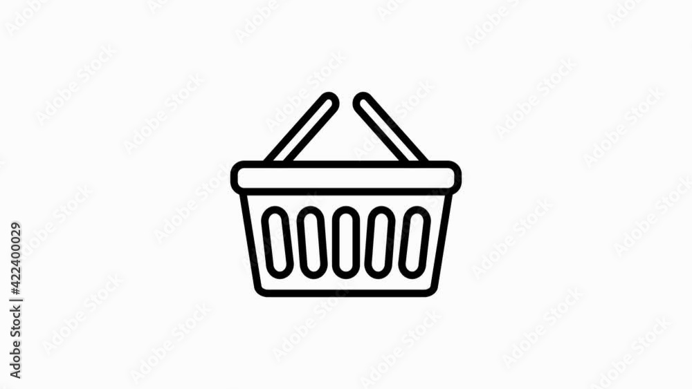 Business and finance line icon of for modern concepts, web and apps on white background. Motion graphic. Business and finance line icon of for modern concepts, web and apps on white background. Motion graphic.
