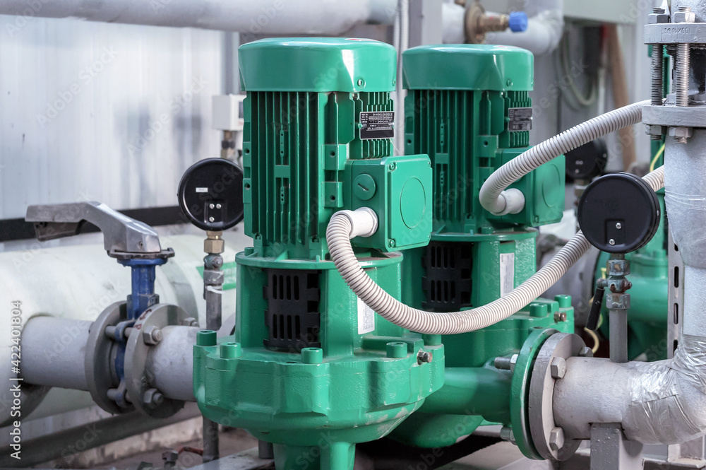 Boiler circuit pumps. Gas boiler house equipment. Boiler circuit pumps. Gas boiler house equipment.