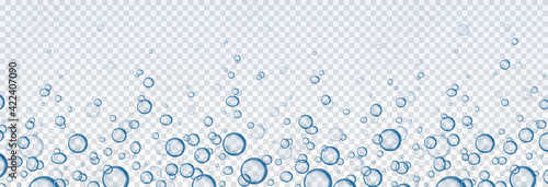 Vector blue water drops. PNG drops or bubbles, condensation on a window, on a surface. Realistic drops or bubbles on an isolated transparent background.