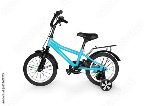 Bicycle for children isolated on white background