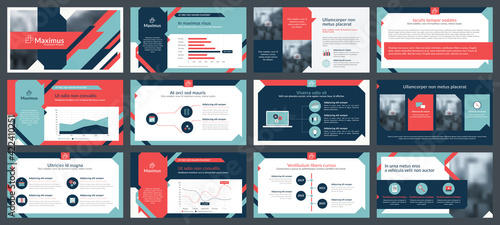 Powerpoint and keynote presentation slides design template. Elements of infographics for presentations templates, annual report, leaflet.Corporate report, advertising template in vector Illustration. 