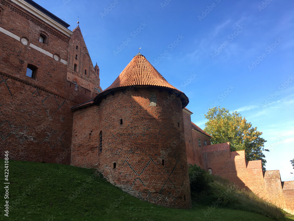 Obraz premium Frombork Katedra Polska czerwona cegła