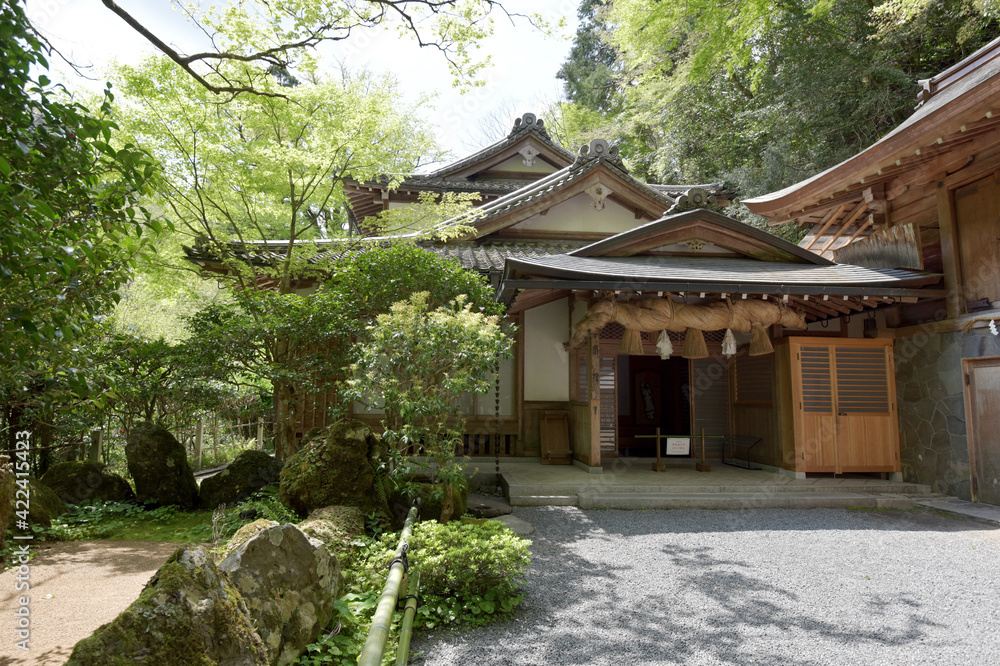 Fototapeta premium 貴船神社 本宮社務所 京都市