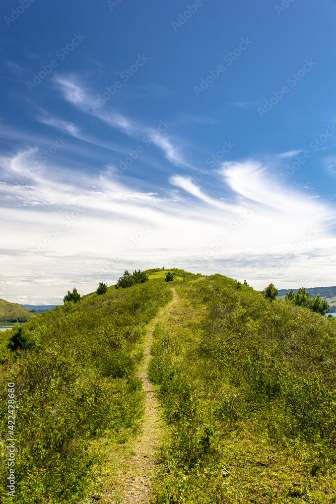 A view of beautiful countryside of North Sumatera, Indonesia. Wonderful springtime landscape. A view of beautiful countryside of North Sumatera, Indonesia. Wonderful springtime landscape.
