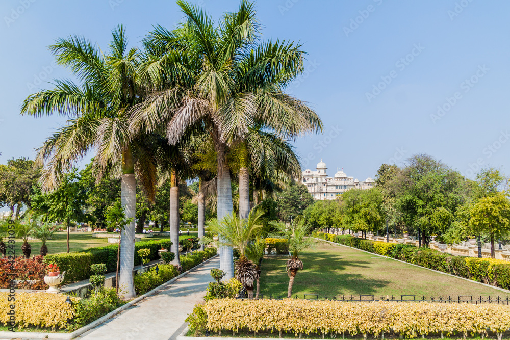 Sajjan Niwas Garden in Udaipur, Rajasthan state, India