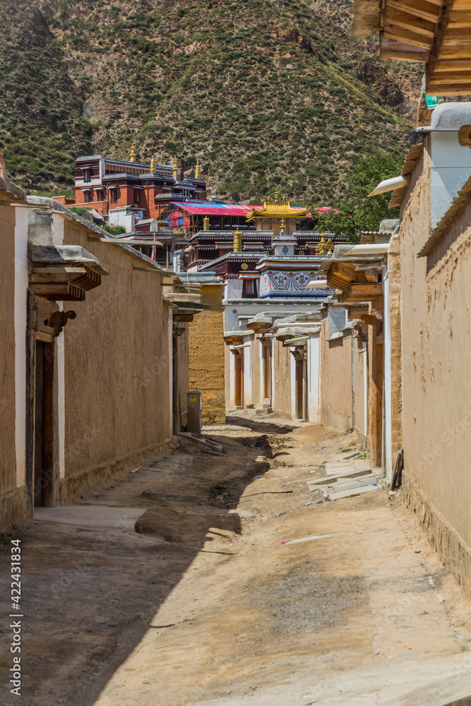 Labrang Monastery in Xiahe town, Gansu province, China
