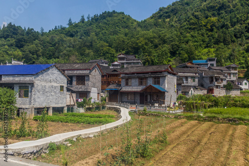 Village in Hunan province, China © Matyas Rehak