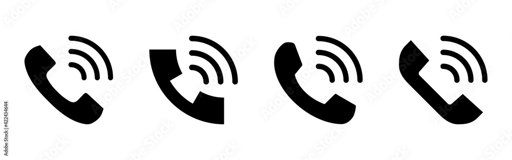 Call icon set. telephone icon vector. phone icon vector. contact us Call icon set. telephone icon vector. phone icon vector. contact us