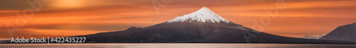 Volcan Volcano Osorno Chile Panorama photo