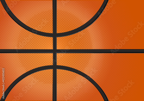 Basketball ball texture background, vector illustration © ngaga35