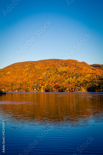 lake in the fall in Cape Breton