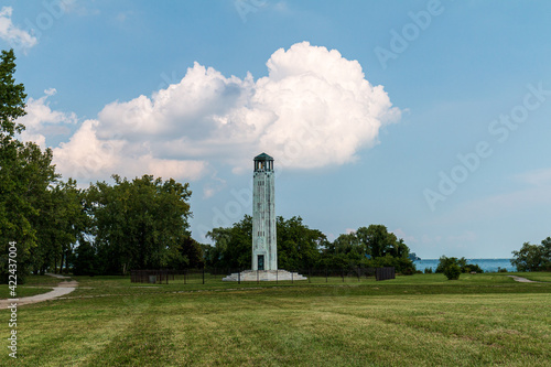 William Livingstone Memorial Lighthouse on Belle Isle, Detroit, Michigan