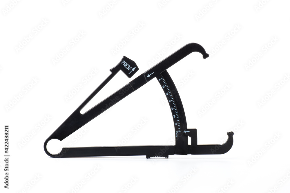Fat caliper isolated on white blackground Fat caliper isolated on white blackground