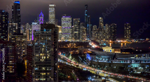 Urban night view 