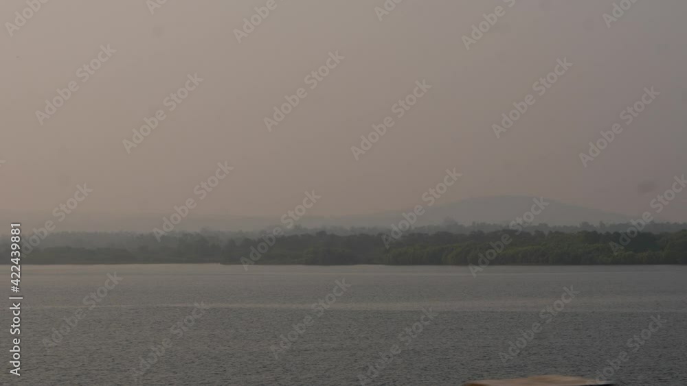 Full view of lake water, greenish color lake water footage Full view of lake water, greenish color lake water footage