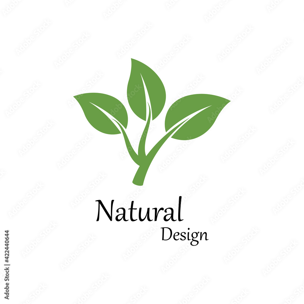 Leaf icon Vector Illustration design Logo template Leaf icon Vector Illustration design Logo template