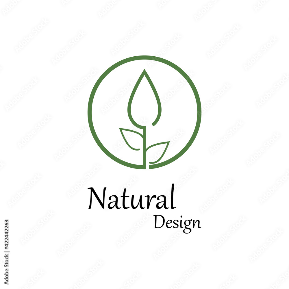 Leaf icon Vector Illustration design Logo template Leaf icon Vector Illustration design Logo template