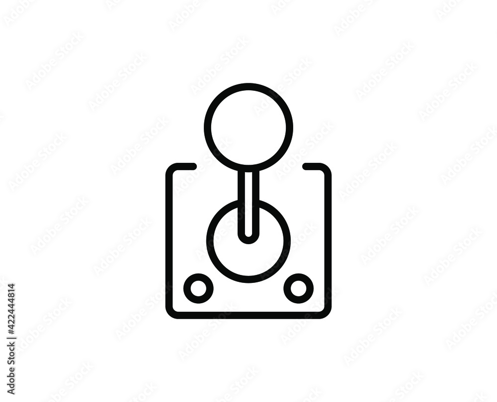 Gamepad line icon. Vector symbol in trendy flat style on white background. Web sing for design. Gamepad line icon. Vector symbol in trendy flat style on white background. Web sing for design.