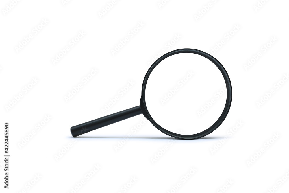 Magnifying glass isolated on white background - clipping path Magnifying glass isolated on white background - clipping path