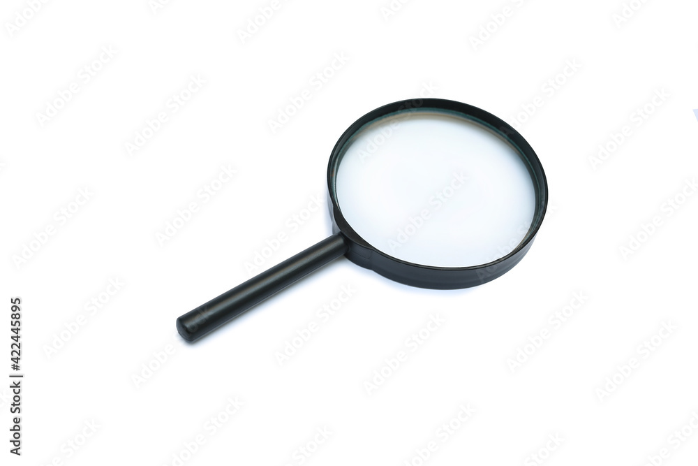 Magnifying glass isolated on white background - clipping path Magnifying glass isolated on white background - clipping path